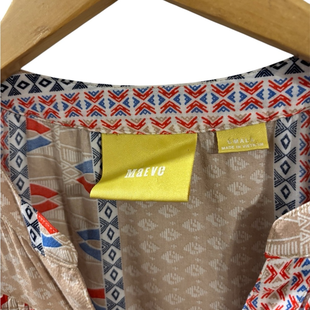 Maeve Multicolor Patterned Blouse - Picture 3 of 3